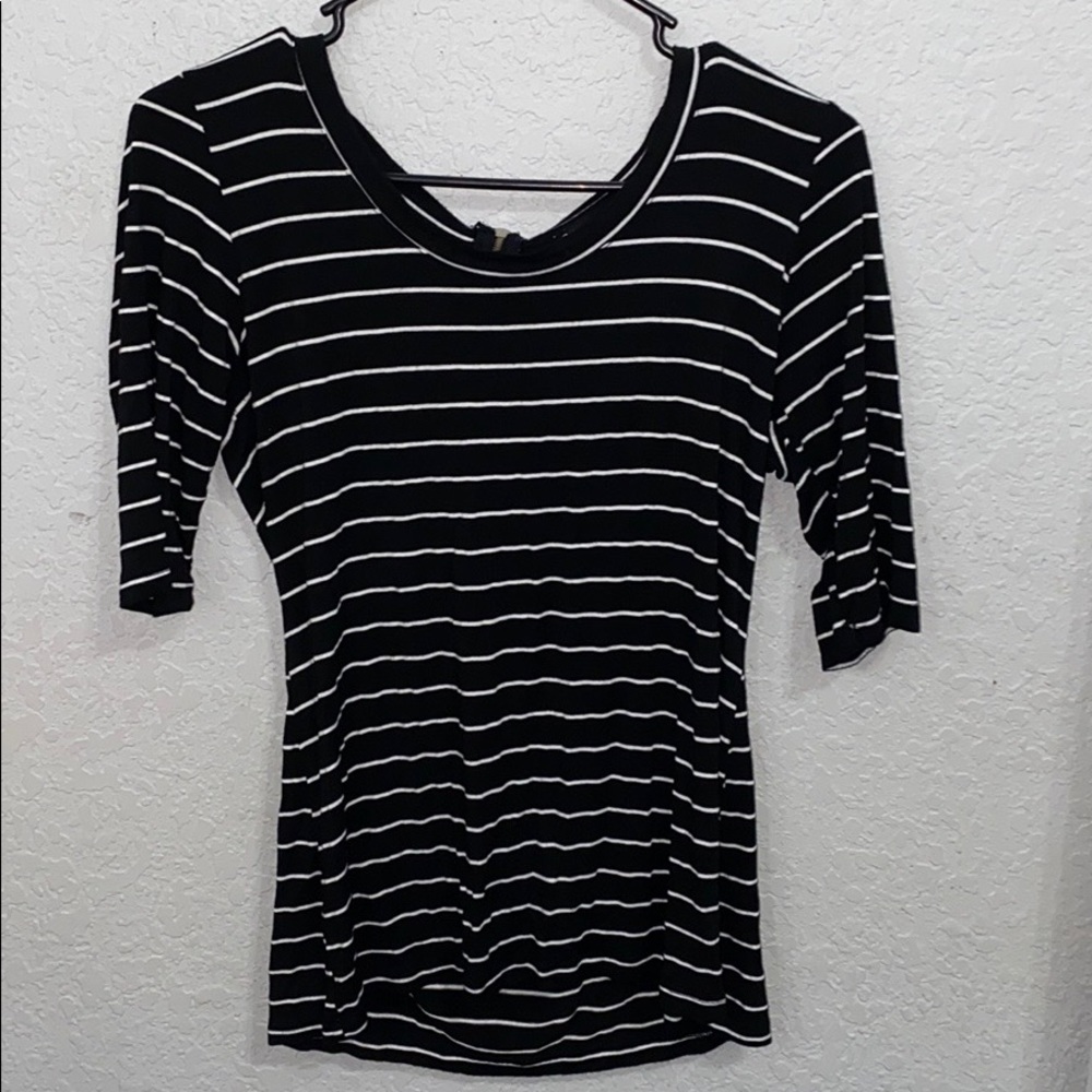 Striped Fitted Top